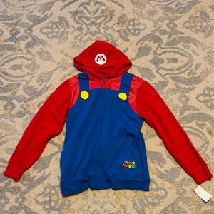Super Mario Kids Hoodie - Red and Blue